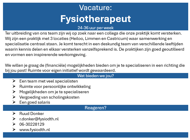 vacature-dth